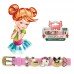 Браслет дитячий Biojoux BJB006 Charms Bracelet MIX 6 - Pink, рожевий