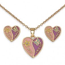 Комплект Сережки+Кольє Biojoux BJS002 BEST FRIEND Комплект Сережки+Кольє Biojoux BJS002 BEST FRIEND