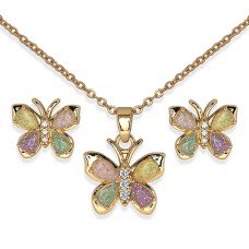 Комплект Сережки+Кольє Biojoux BJS003 BUTTERFLY Комплект Сережки+Кольє Biojoux BJS003 BUTTERFLY