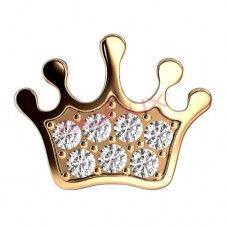 Дитячі сережки Biojoux "Baby Crown Rose" BJT707 Kids Дитячі сережки Biojoux "Baby Crown Rose" BJT707 Kids