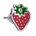 Дитячі сережки Biojoux BJT733 "Strawberry" сrystals from Swarovski, 7mm Kids  