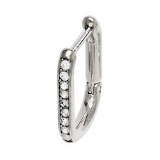 Сережки для вух Biojoux BJT263 Alexia Steel 16mm Сережки для вух Biojoux BJT263 Alexia Steel 16mm