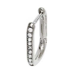 Сережки для вух Biojoux BJT263 Alexia Steel 16mm