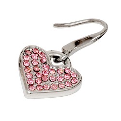 Сережки для вух Biojoux BJT269 Crystal Corazon 12mm