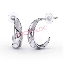 Сережки Biojoux BJT209 Adelaide Hoop 15mm SS316L Сережки Biojoux BJT209 Adelaide Hoop 15mm SS316L