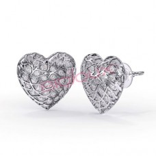 Сережки Biojoux BJT216 Love-Me Crystals 11mm SS316L
