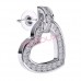 Сережки Biojoux BJT224 Montecarlo Heart 12mm SS316L