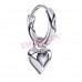 Сережки Biojoux BJT227 Hoop Heart SS316L