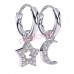 Сережки Biojoux BJT228 Star&Moon Hear SS316L