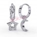 Сережки Biojoux BJT228 Star&Moon Hear SS316L