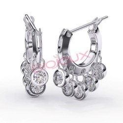 Сережки Biojoux BJT234 Barcellona Hoop SS316L Сережки Biojoux BJT234 Barcellona Hoop SS316L