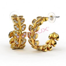 Сережки Biojoux BJT237 Lore's Garden GP 15mm