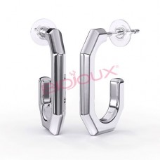 Сережки Biojoux BJT310 Lidia 12x20mm SS