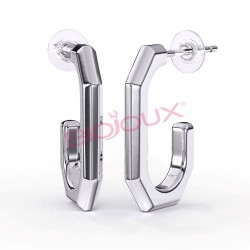 Сережки Biojoux BJT310 Lidia 12x20mm SS Сережки Biojoux BJT310 Lidia 12x20mm SS
