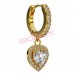 Сережки Biojoux BJT313 Alma Golden  28mm  GP