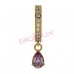 Сережки Biojoux BJT317 Ines Violet 24mm GP