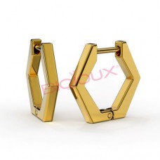 Сережки Biojoux BJT319 Soledad Golden 17mm GP