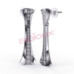 Сережки Biojoux BJT321 Felisa 30mm SS Сережки Biojoux BJT321 Felisa 30mm SS