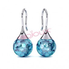 Сережки Biojoux BJT323 Carmen Aqua 27mm SS