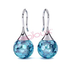 Сережки Biojoux BJT323 Carmen Aqua 27mm SS Сережки Biojoux BJT323 Carmen Aqua 27mm SS