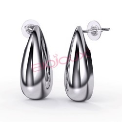 Сережки Biojoux BJT324 Belen 20mm SS Сережки Biojoux BJT324 Belen 20mm SS