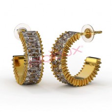 Сережки Biojoux BJT325 Allison Golden 16mm GP
