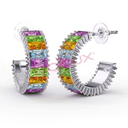 Сережки Biojoux BJT326 Ellen Color 22mm SS Сережки Biojoux BJT326 Ellen Color 22mm SS