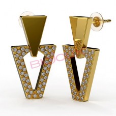 Сережки Biojoux BJT328 Emily 23mm GP