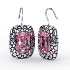 Сережки Biojoux BJT332 Arielle Rose 34mm SS