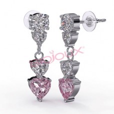 Сережки Biojoux BJT333 Donna Rose 20mm SS