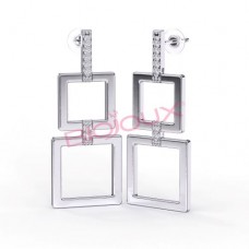 Сережки Biojoux BJT334 Brenda 39mm SS