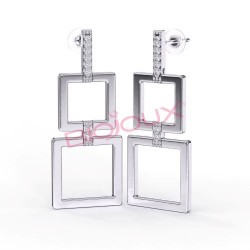 Сережки Biojoux BJT334 Brenda 39mm SS Сережки Biojoux BJT334 Brenda 39mm SS