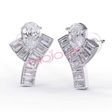 Сережки Biojoux BJT335 Kelly 16mm SS