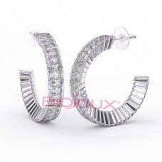 Сережки Biojoux BJT355 Thaladir 30mm SS