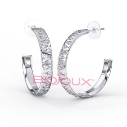 Сережки Biojoux BJT357 Lorin 30mm SS Сережки Biojoux BJT357 Lorin 30mm SS