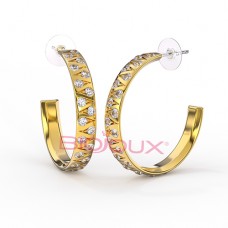 Сережки Biojoux BJT358 Lorin 30mm GP