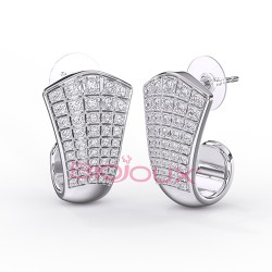 Сережки Biojoux BJT359 Alaric 20mm SS Сережки Biojoux BJT359 Alaric 20mm SS