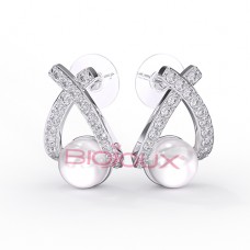 Сережки Biojoux BJT361 Finlo 14mm SS