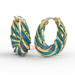 Сережки Biojoux BJT366 Alara Turquoise GP Сережки Biojoux BJT366 Alara Turquoise GP