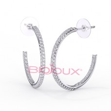 Сережки Biojoux BJT368 Liora 25mm SS Сережки Biojoux BJT368 Liora 25mm SS