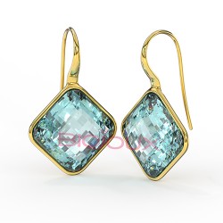 Сережки Biojoux BJT377 Elianna 29mm GP Сережки Biojoux BJT377 Elianna 29mm GP