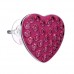 Сережки для вух Biojoux BJT2100 Trendy Crystal Heart
