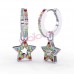 Сережки для вух Biojoux BJT281 Ginevra 12mm Star 10mm
