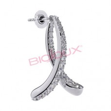 Сережки для вух Biojoux BJT296 Siria 35mm Сережки для вух Biojoux BJT296 Siria 35mm