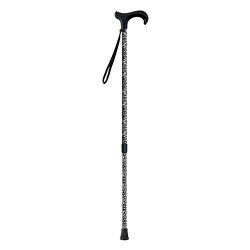 Палиця Maniquick MQ540 Fiori Bianco e Nero- Manico Derbi Nero телескопічна