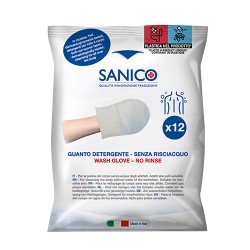 Рукавичка з гелем для душу для очищення тіла  Sanico SA151