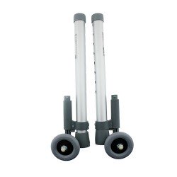 Наконечник з колесом самоблокуючий на ходунки 2шт. Sanico SA317 Наконечник з колесом самоблокуючий на ходунки 2шт. Sanico SA317