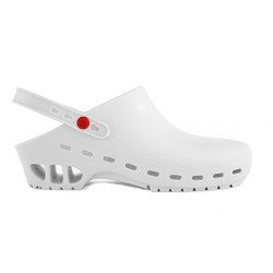 Професійні сабо з ремінцем Rosato RS40 Secur Clogs Strap Bianco унісекс білі 