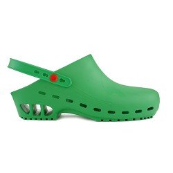 Професійні сабо з ремінцем Rosato RS40 Secur Strap Clogs Verde унісекс зелені 