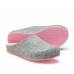 Капці SUECOS Sansa Grigio suola Pink сірі з рожевою підошвою